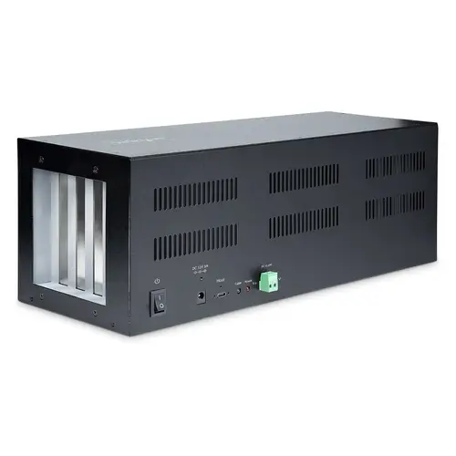 Caja Externa de Expansión PCIe x2 a 4 Ranuras PCI Express x1 - Riser Extensor de 4 Slots PCIe con Tarjeta Host PCIe x2 - PCIe 2.0 - 10Gbps - 4 Slots Externos - Imagen 1