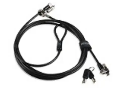 4XE0N80915 cable antirrobo Negro