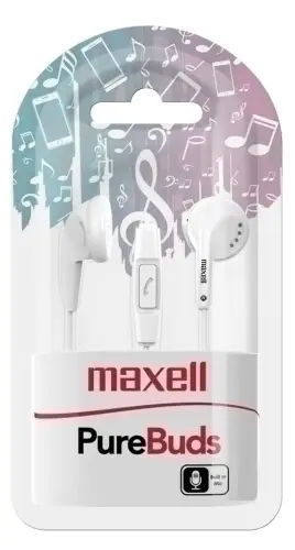 AURICULARES MAXELL BOTON BLANCO M671