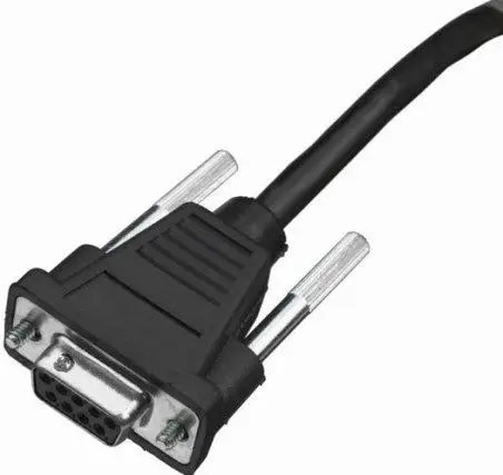 RS232-DB9F 2.9m cable de serie Negro 2,9 m RD-232 DB9