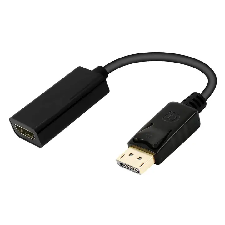EC1456 adaptador de cable de vídeo 0,15 m DisplayPort HDMI tipo A (Estándar) Negro
