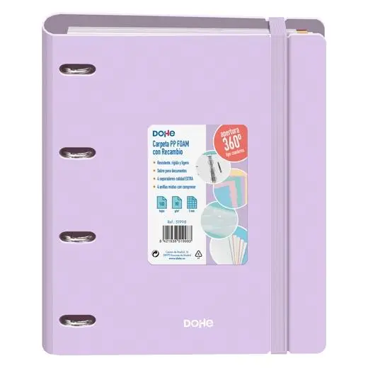 CARPEBLOC DOHE SERENITY A4 POLY MORADO