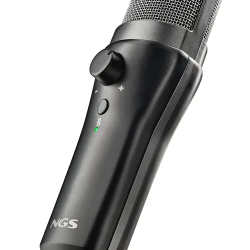 MS120 USB Negro Micrófono para crear podcasts - Imagen 4