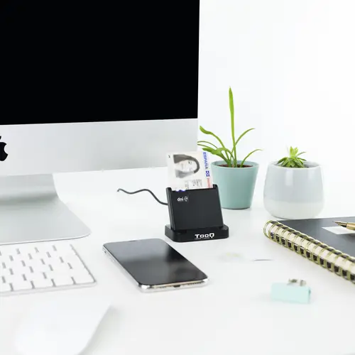 Lector de Tarjetas Inteligentes DNIe VISION USB 2.0, Negro - Imagen 4