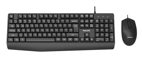 2000 series SPT6237B/85 teclado Ratón incluido Universal USB QWERTY Negro - Imagen 3