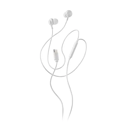 CROSS STEP Auriculares Alámbrico Dentro de oído Llamadas/Música USB Tipo C Blanco - Imagen 4