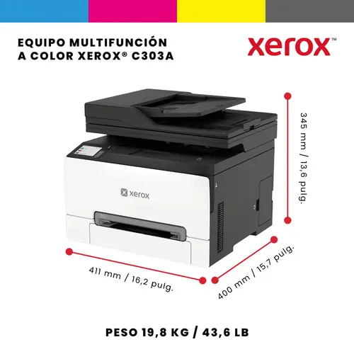 C303a Laser A4 2400 x 600 DPI 32 ppm Wifi - Imagen 21