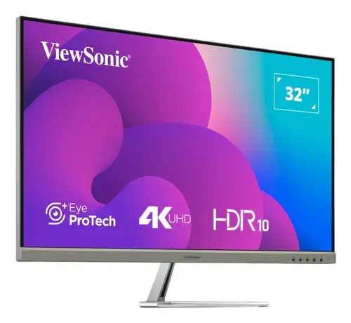 VX3276-4K-MHD-2 pantalla para PC 81,3 cm (32") 3840 x 2160 Pixeles 4K Ultra HD LCD Negro, Plata - Imagen 3