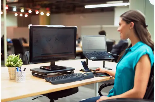 Soporte para monitor Plus SmartFit® - negro - Imagen 3