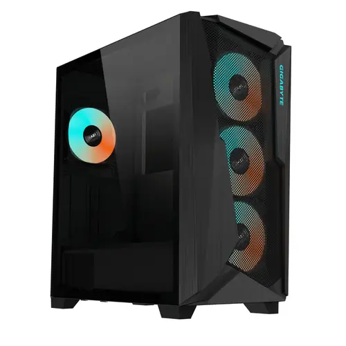 C301 GLASS Midi Tower Negro - Imagen 1