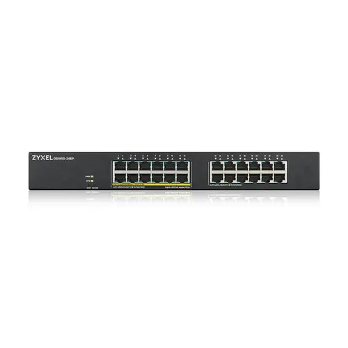 GS1900-24EP Gestionado L2 Gigabit Ethernet (10/100/1000) Energía sobre Ethernet (PoE) Negro - Imagen 3