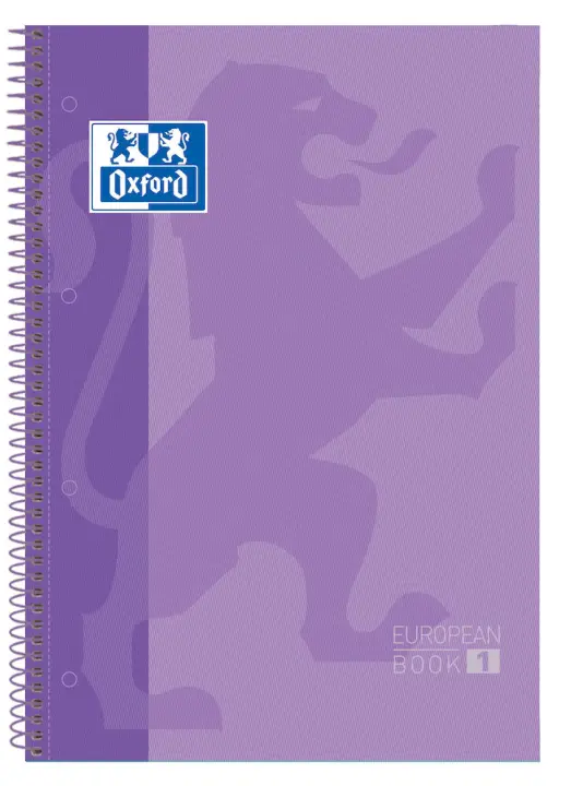 Europeanbook 1 cuaderno y block A4 80 hojas Púrpura