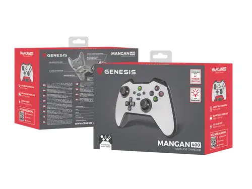 Mangan 400 Blanco Bluetooth Gamepad Analógico/Digital Android, MAC, Nintendo Switch, PC, iOS - Imagen 15
