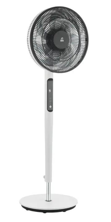 P-420 DC ventilador Negro