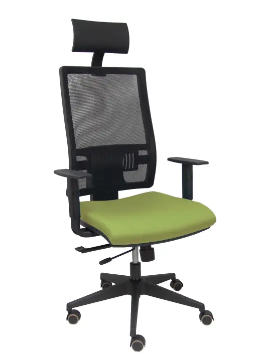 Silla Horna traslack bali verde brazos regulables ruedas parqué y cabecero
