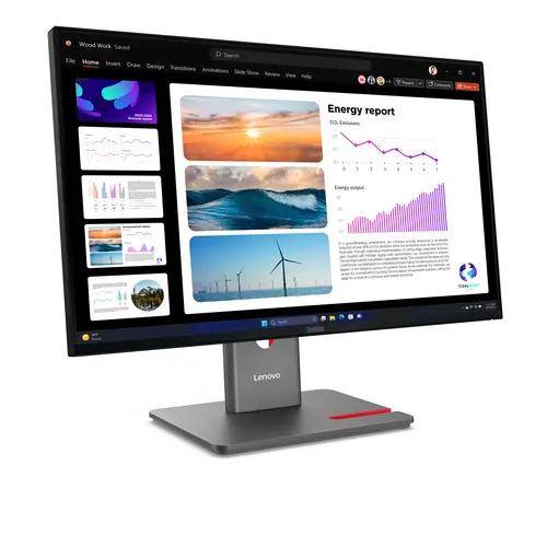 ThinkVision P24Q-40 pantalla para PC 60,5 cm (23.8") 2560 x 1440 Pixeles Quad HD LCD Negro - Imagen 4