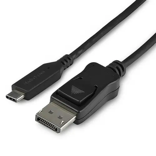 Cable de 1m USB-C a DisplayPort 1.4 - Convertidor Adaptador de Vídeo USB Tipo C 8K/5K/4K - HBR3/HDR/DSC - Cable Conversor para Monitor DP de 8K 60Hz - USB-C/Thunderbolt 3 - Imagen 1