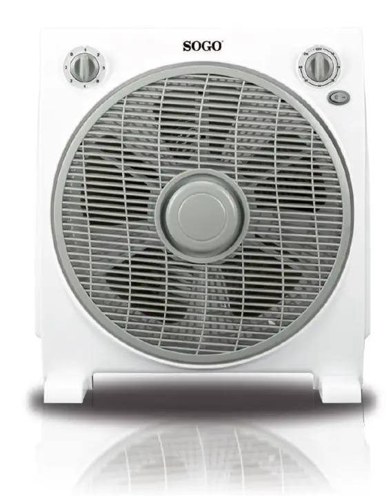 VEN-SS-21120 ventilador Gris, Blanco