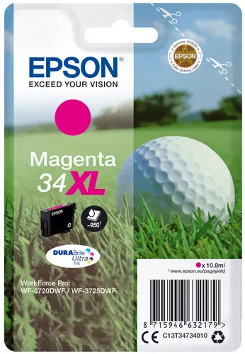 Golf ball Singlepack Magenta 34XL DURABrite Ultra Ink - Imagen 1