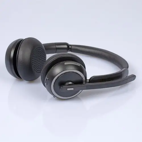 L118 Auriculares Alámbrico Diadema Oficina/Centro de llamadas USB Tipo C Bluetooth Base de carga Negro - Imagen 4