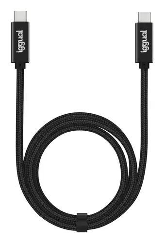Cable USB-C 3.2 Gen2x2 100W 5A 4K 1m nylon - Imagen 3