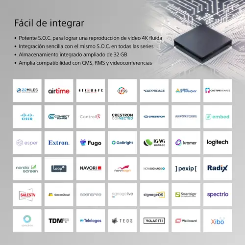 FW-98BZ53L pantalla de señalización Pantalla plana para señalización digital 2,49 m (98") LED Wifi 780 cd / m² 4K Ultra HD Negro Android 24/7 - Imagen 6
