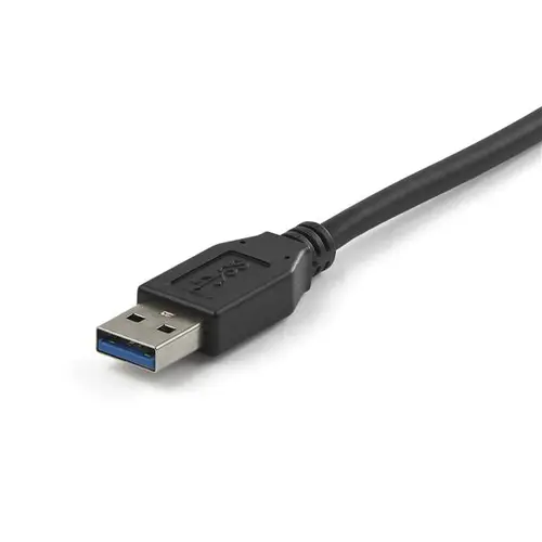 Cable de Carga y Sincronización USB-A a USB-C de 1m - Cable USB de 10Gbps - Cable de Datos USB-A a USB Tipo C - M/M - Negro - Imagen 4