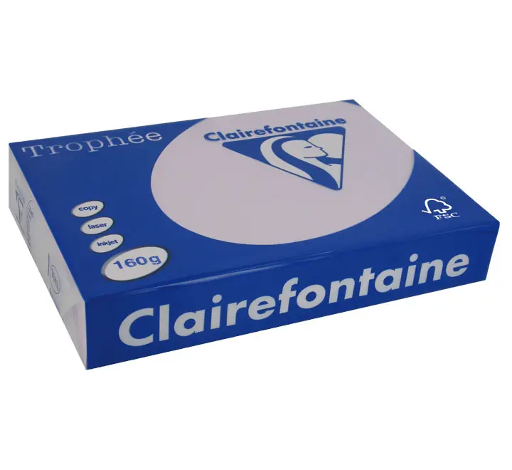 PAQ. 250H PAP. TROPHEE CLF SUAVE A4 160G LILA