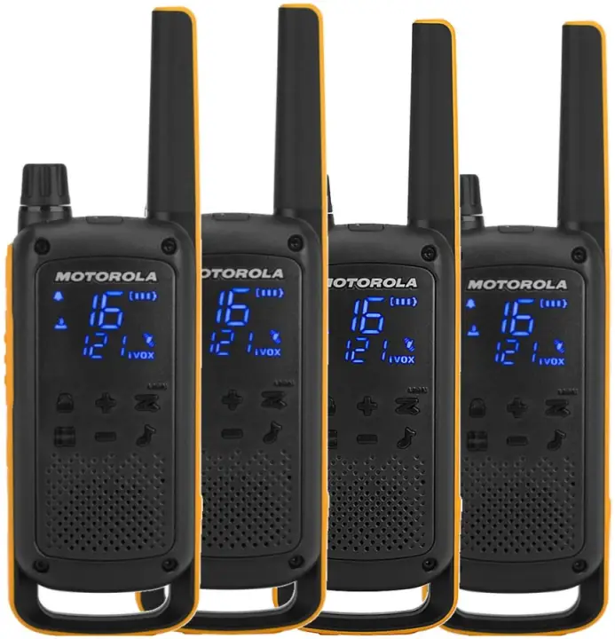 Talkabout T82 Extreme Quad Pack two-way radios 16 canales Negro, ..