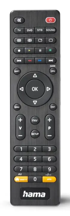 00221052 mando a distancia IR inalámbrico TV Botones