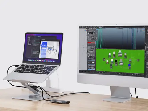 DONN27G soporte para ordenador portátil Plata - Imagen 10