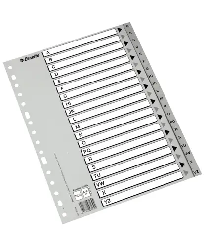 INDICE ESSELTE PP ALF.Fº 20 ps.