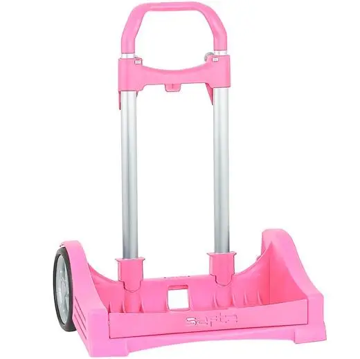 SAFTA CARRO PORTAMOCHILAS EVOLUTION P.673C TROLLEY ROSA CLARO