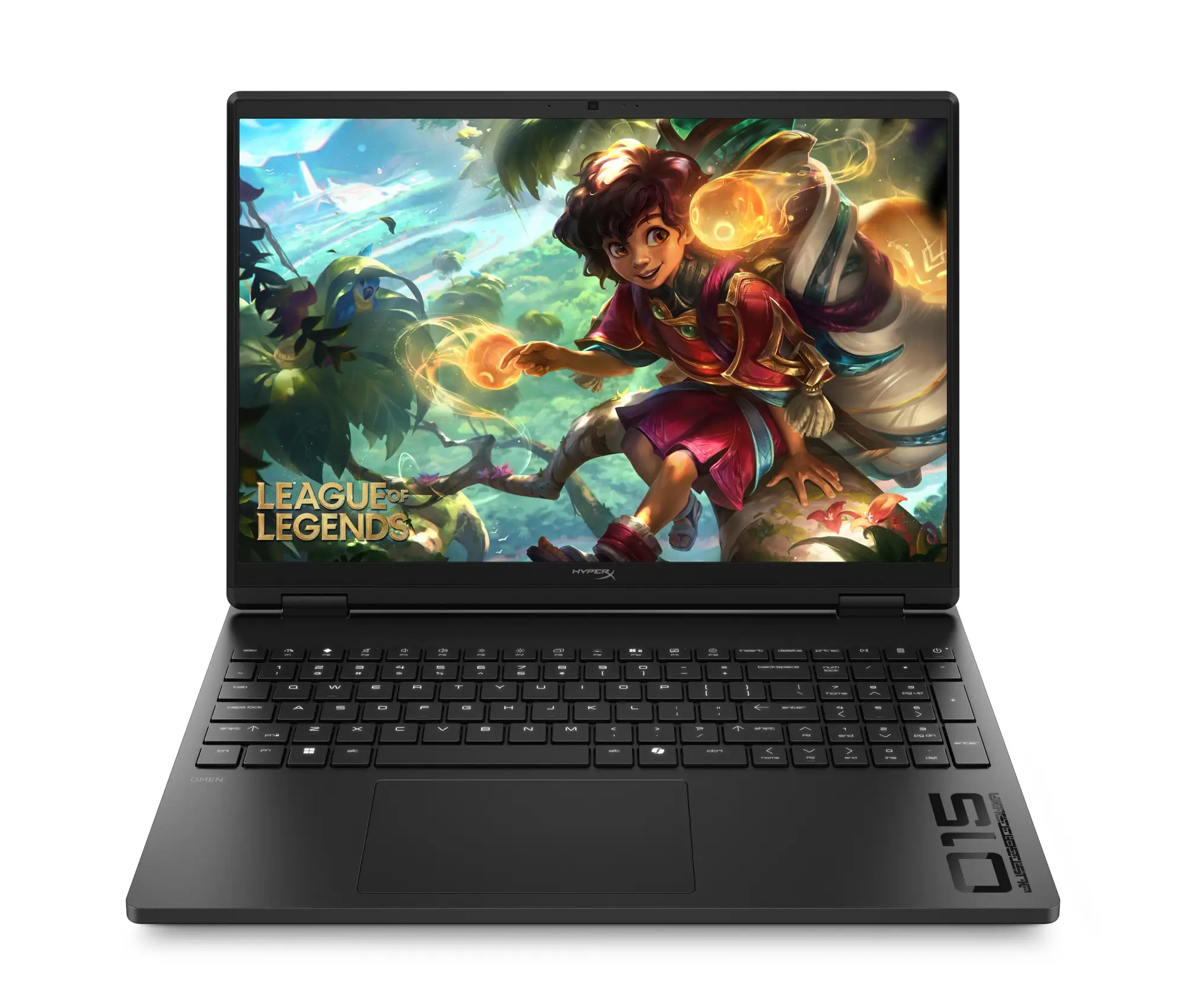 HyperX OMEN 15 inch Gaming Laptop PC 15-gb0017ns AMD Ryzen 5 38,9 cm (15.3") 2K 16 GB DDR5-SDRAM NVIDIA GeForce RTX 5050 Wi-Fi 6 (802.11ax) FreeDOS AI PC Negro