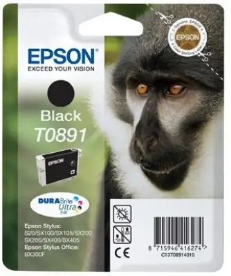 Monkey Singlepack Black T0891 DURABrite Ultra Ink