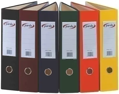 ARCHIVADOR PARDO FR.PVC Fº 70 ROJO