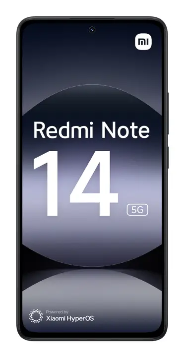 Redmi Note 14 5G 16,9 cm (6.67") Ranura híbrida Dual SIM USB Tipo C 8 GB 256 GB 5110 mAh Negro