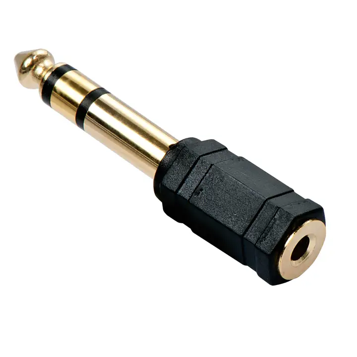 35620 cambiador de género para cable 6.3mm 3,5mm Negro