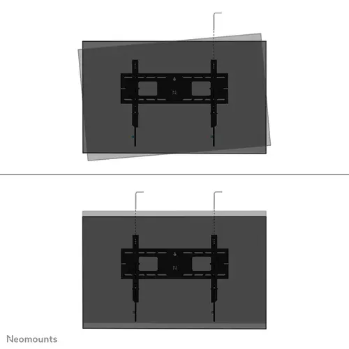 WL35-750BL16 Soporte de pared robusto 42-86" - inclinable - bloqueable - instalación rápida - TÜV - Imagen 11