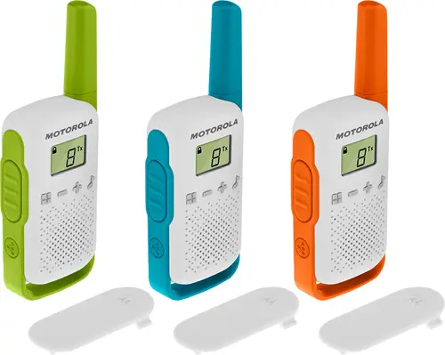 T42 two-way radios 16 canales Azul, Verde, Naranja, Blanco - Imagen 1