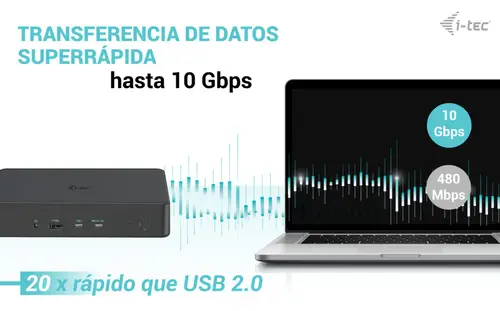 USB 3.0 / USB-C / Thunderbolt 3 Professional Dual 4K Display Docking Station Generation 2 + Power Delivery 100W - Imagen 9