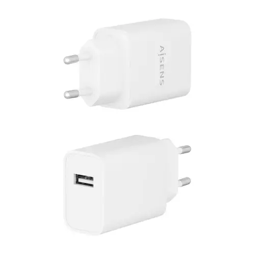 Cargador USB 10W alta eficiencia, 5V/2A, Blanco - Imagen 3