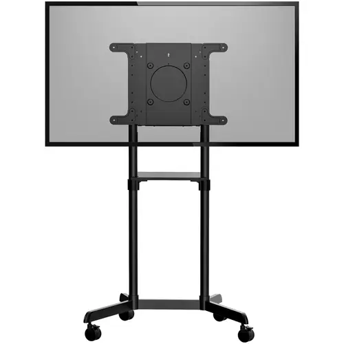 Carrito para TV - Soporte Rodante VESA para TV de 37 a 70 Pulgadas (70kg) - Base para Televisor con Estante - con Giro e Inclinación - Soporte Universal con Ruedas para TV - Imagen 4