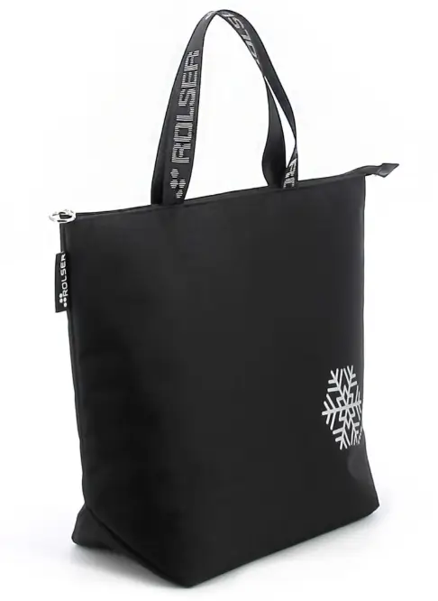 SHB047-1023 bolsa de compras Negro Pocuh