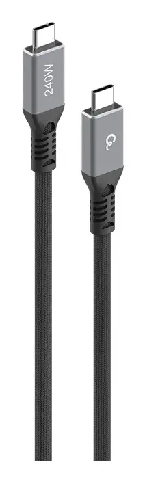 CCBP-USB4-CMCM240-0.3M cable USB USB4 Gen 3x2 0,3 m USB C 40 Gbit/s 240 W Negro