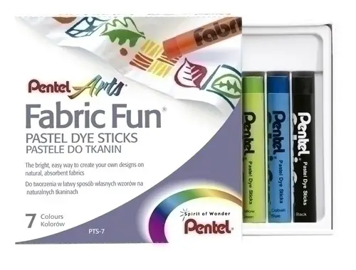 CERAS PENTEL TEXTIL PASTEL CAJA 7