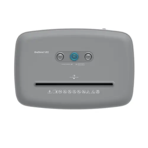 OneShred 12CC triturador de papel Corte en partículas 65 dB 22 cm Blanco - Imagen 3