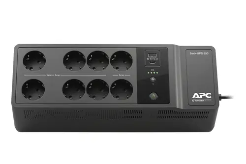BE850G2-GR sistema de alimentación ininterrumpida (UPS) En espera (Fuera de línea) o Standby (Offline) 0,85 kVA 520 W 8 salidas AC - Imagen 2