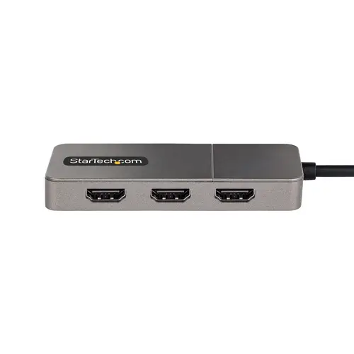 Adaptador USB-C de 3 Puertos Multimonitor - Hub MST USB Tipo C a 3 Puertos HDMI - Divisor Multiplicador DP Triple 4K 60Hz - HDR - Cable Extra Largo - Solamente para Windows - Imagen 3