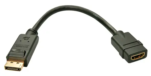 41005 adaptador de cable de vídeo 0,15 m DisplayPort HDMI Negro - Imagen 2